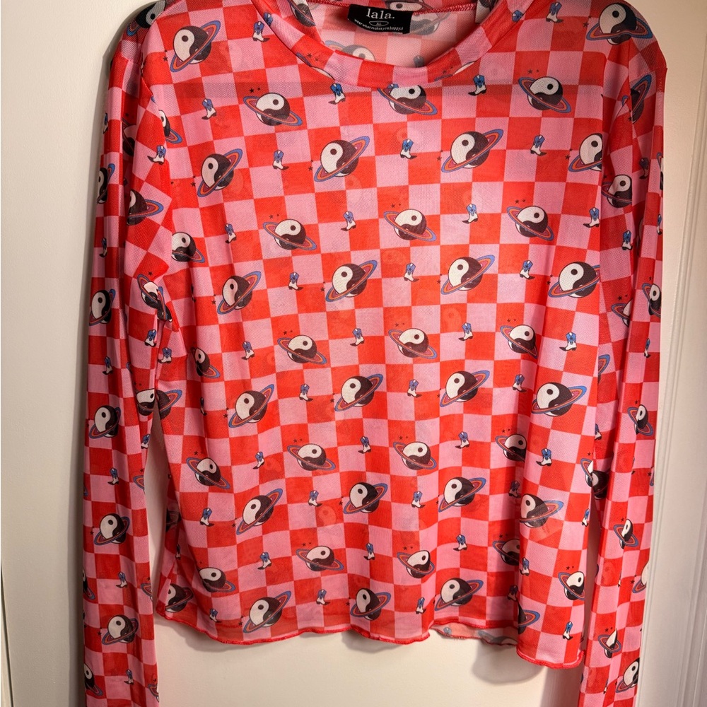 Dressed in LaLa Cosmic Cowgirl Mesh Longsleeve